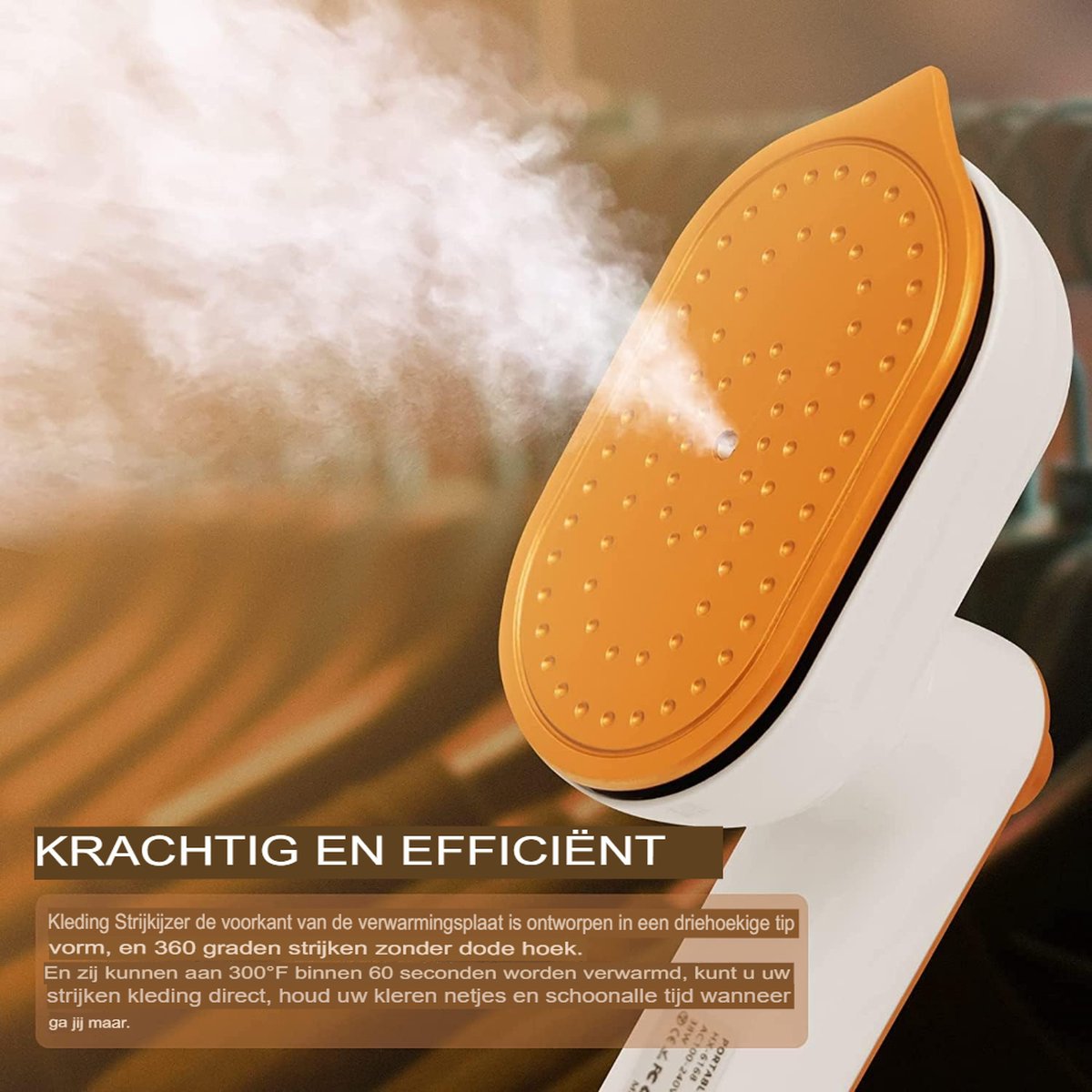 Mini draagbaar strijkijzer voor kleding Reisstrijkijzer handstoom