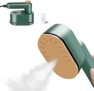 Mini Kledingstomer - Draagbaar Stoomstrijkijzer, Groen