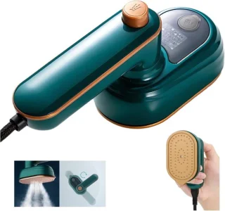 Mini reisstoomstrijkijzer - Groen