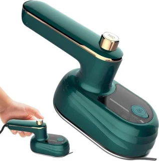 Mini reisstoomstrijkijzer mintgroen