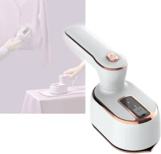Mini reisstrijkijzer stoom - wit