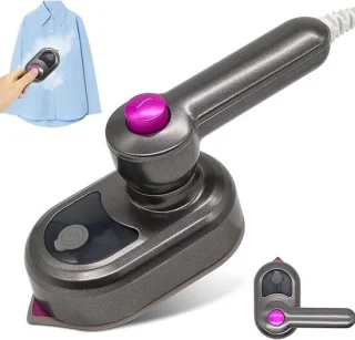 Mini stoomstrijkijzer grijs