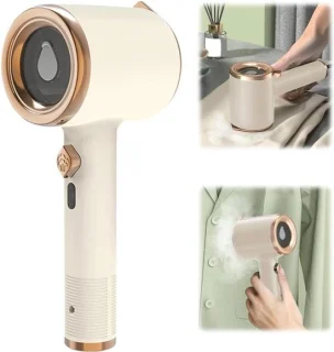 Mini strijkijzer handstomer - groen, beige, paars