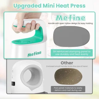 Mini Warmtepers Textielpers