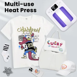 Mini Warmtepers voor T-shirts en Textiel