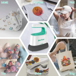 Mini Warmtepers voor textiel