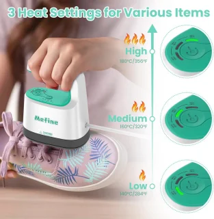 Mini Warmtepers voor textiel
