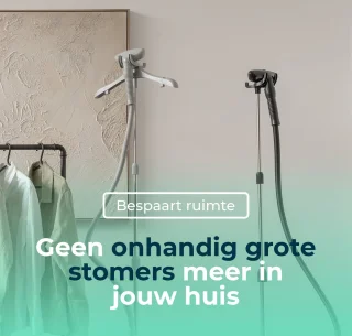 Mundary Luxe Draagbare Kledingstomer Zwart