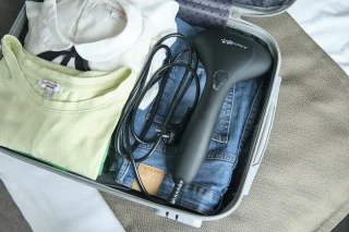 Mundary Luxe Draagbare Kledingstomer Zwart
