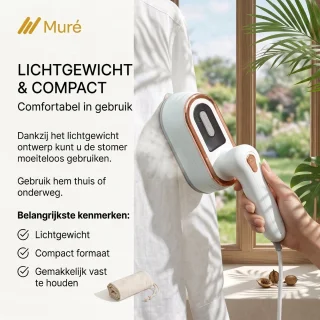 Wat vinden we goed aan de Muré Kledingstomer – handstomer voor kleding – wit