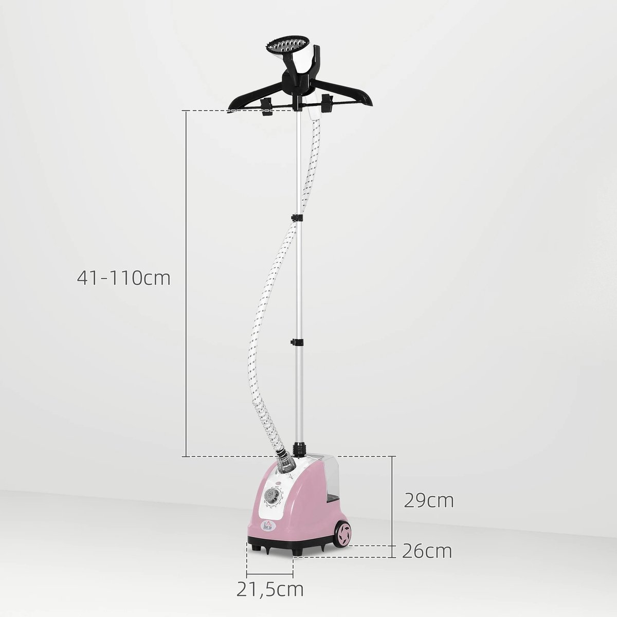Mylucinda Kledingstomer 1800W 1,4L Roze