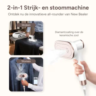 Newbealer 2-in-1 Stoomstation Pro - Kledingstomer