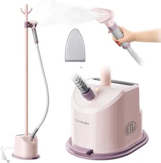 Newbealer standing garment steamer (pink)