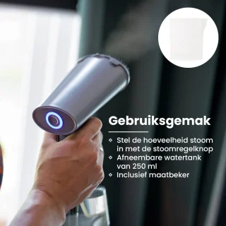 Nexxt Kledingstomer Handstomer met Afneembare Watertank 250ML