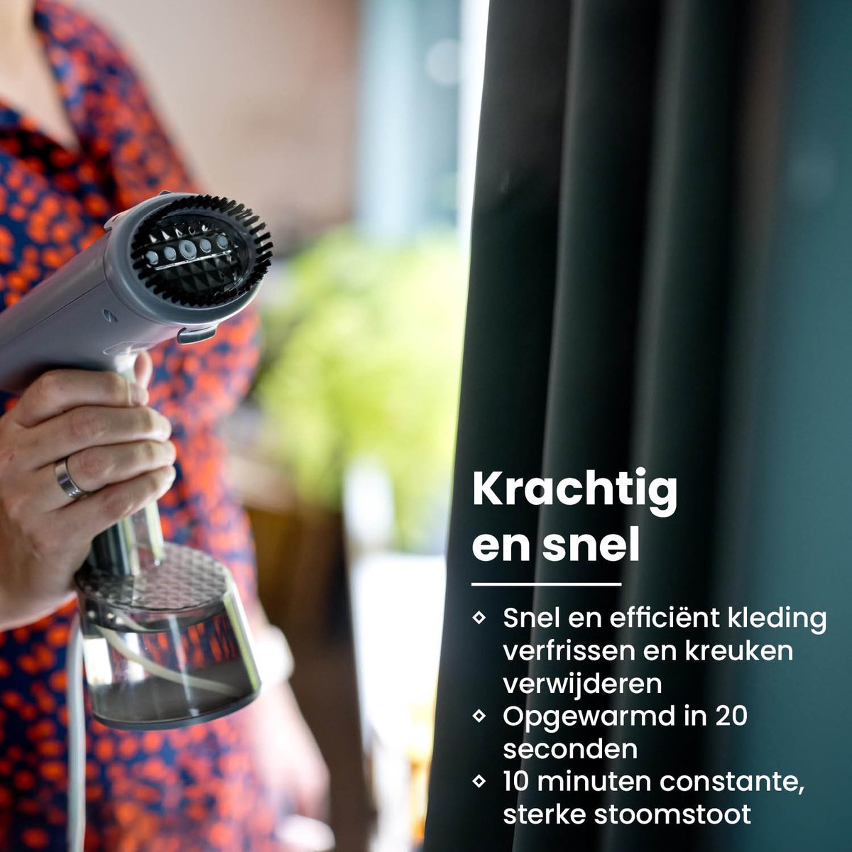 Nexxt Kledingstomer Handstomer met Afneembare Watertank 250ML