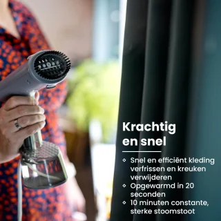 Nexxt Kledingstomer Handstomer met Afneembare Watertank 250ML