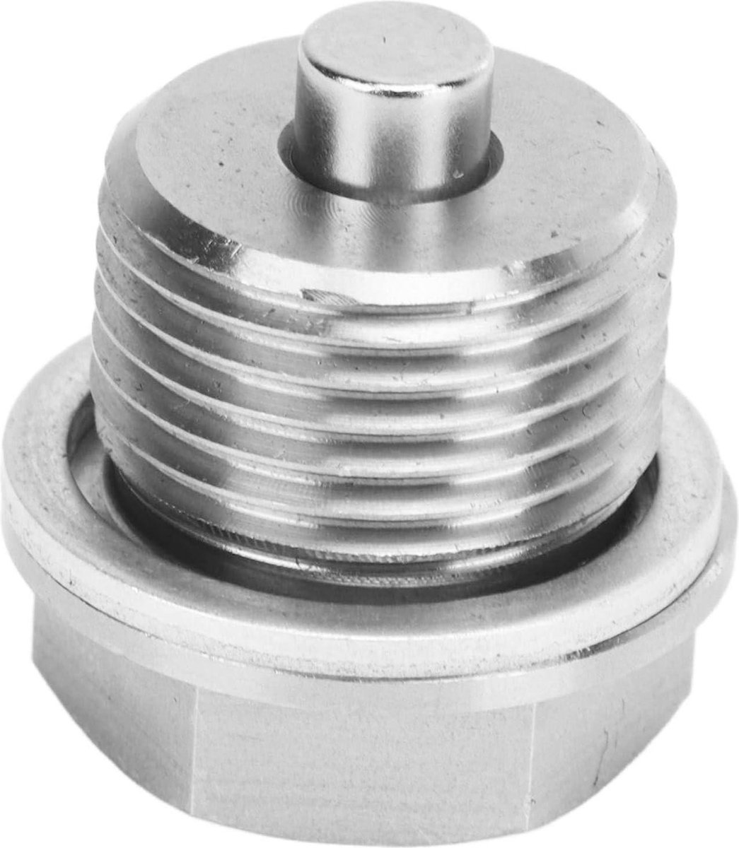 Olieaftapplug RVS met Sluitringen 2 Stuks Magnetisch