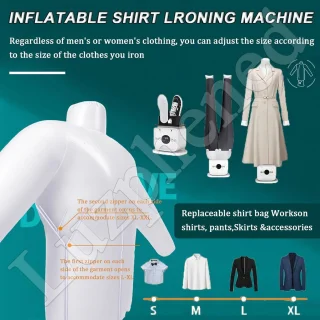 Opblaasbare strijkmachine touch type humanoid