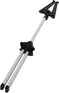 Opvouwbaar kledingrek 74-147 cm zwart