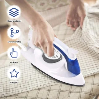 Opvouwbaar mini-stoomstrijkijzer