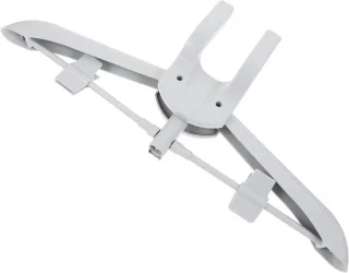 Opvouwbare kledinghanger stoomrek 465 cm lichtgrijs