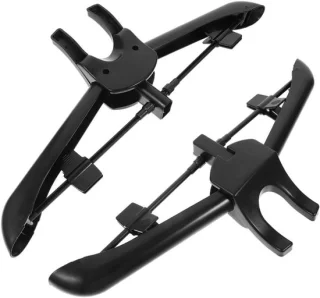 Opvouwbare kledinghanger stoomrek accessoire 46 cm grijs