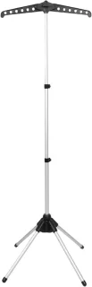 Opvouwbare Kledinghanger - Stoomrek Droogrek - Kleding Stomen - Verstelbare Hoogte - 74-147 cm - Zwart
