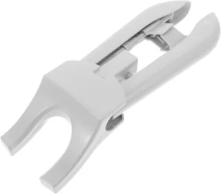 Opvouwbare stoomhanger kledingstomerrek - 46 x 15 cm - lichtgrijs