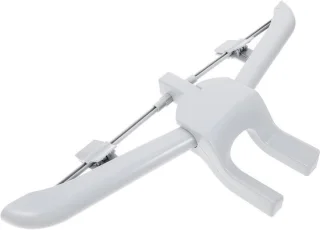 Opvouwbare stoomhanger voor reizen, lichtgrijs