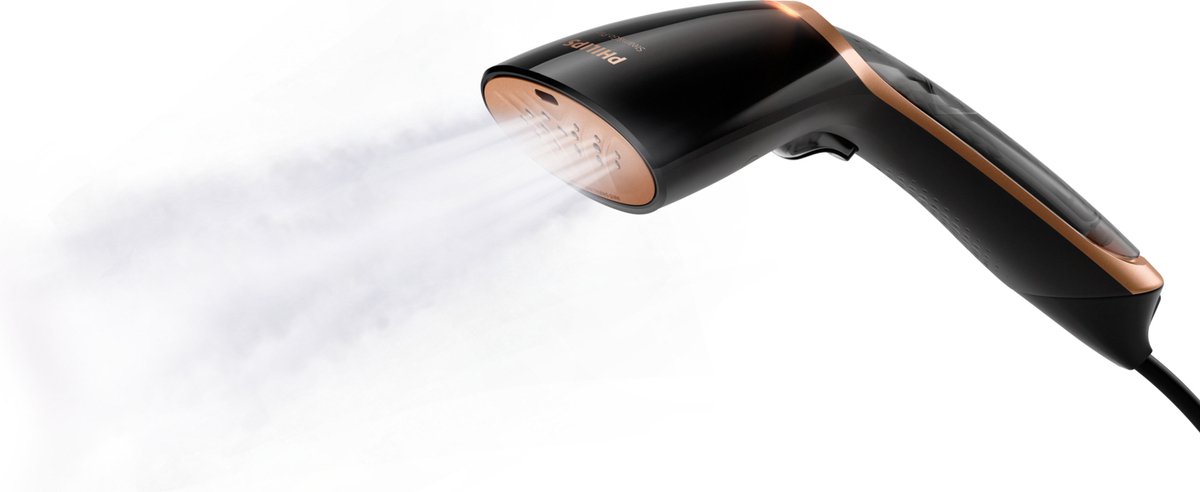Philips GC362/80 Steam & Go Handstomer Zwart/Koper