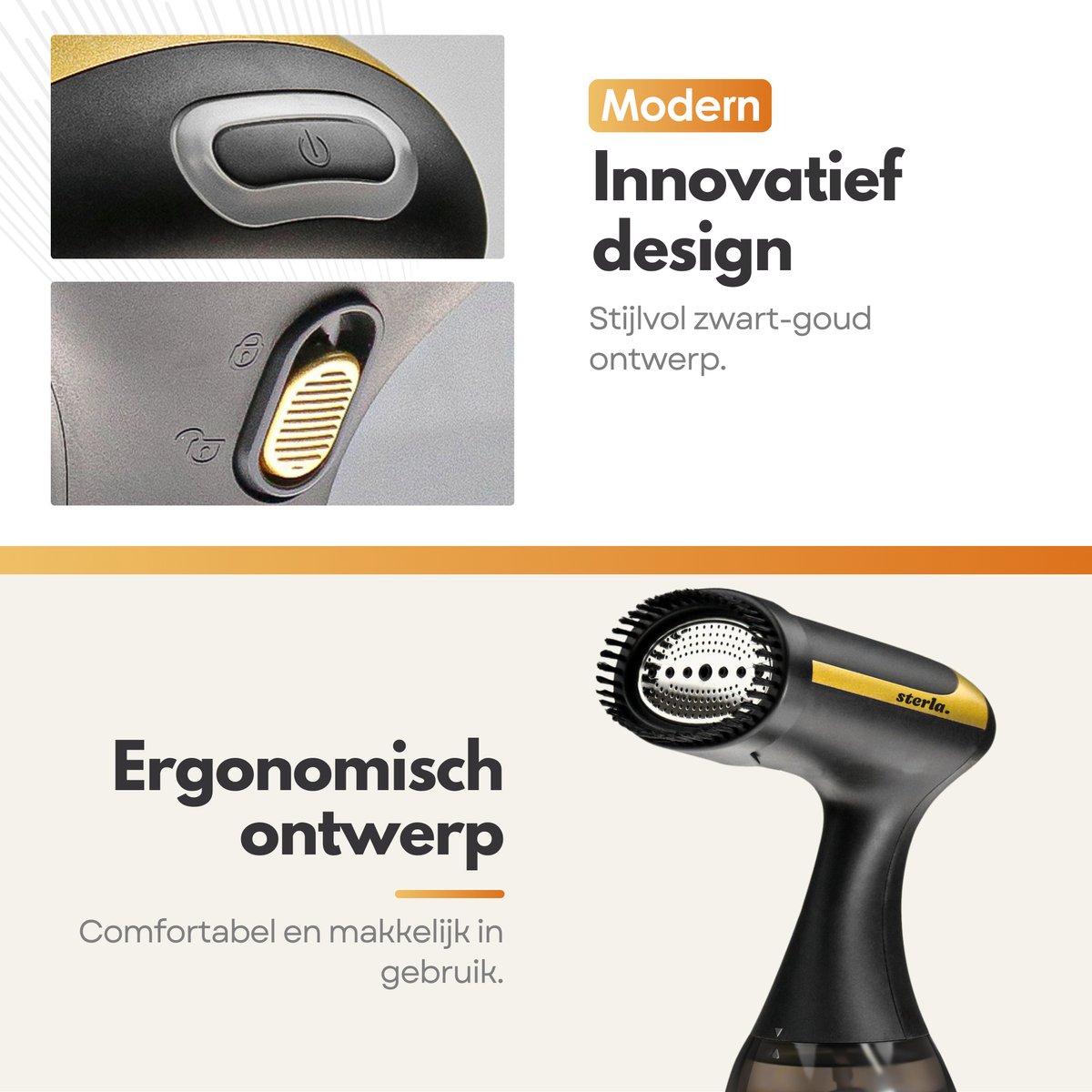 Premium Handstomer 1500W met 300ml Reservoir