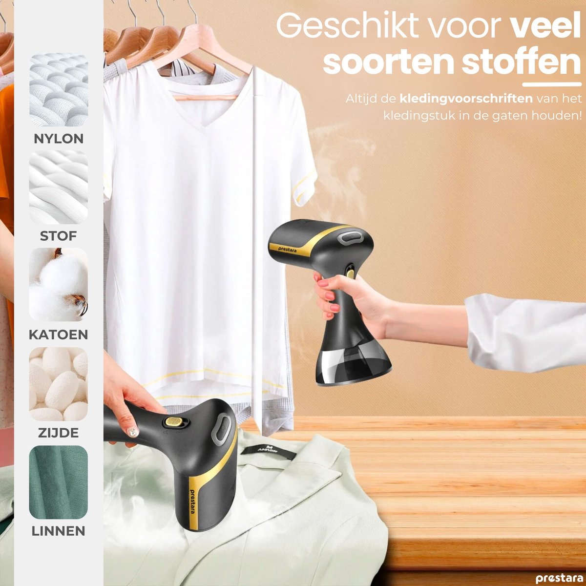 Prestara Handstomer Kleding 1500W