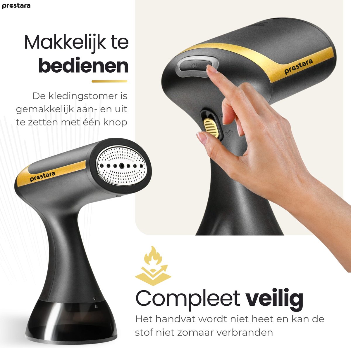 Prestara Handstomer Kleding 1500W