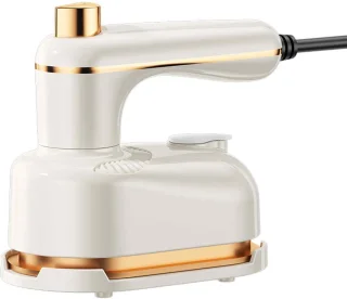 QTTVBTNA Draagbare Kledingstomer 220V Creme