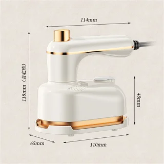 QTTVBTNA Draagbare Kledingstomer 220V Creme
