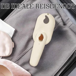 QTTVBTNA Draagbare Kledingstomer 220V Creme
