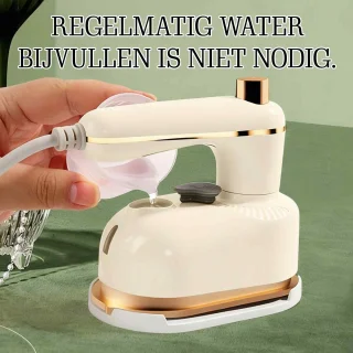 QTTVBTNA Draagbare Kledingstomer 220V Creme