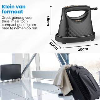 RAF Kledingstomer Keramisch 2100W 100mL Zwart