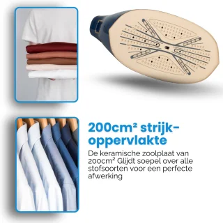 RAF Kledingstomer Keramisch 2100W 100mL Zwart
