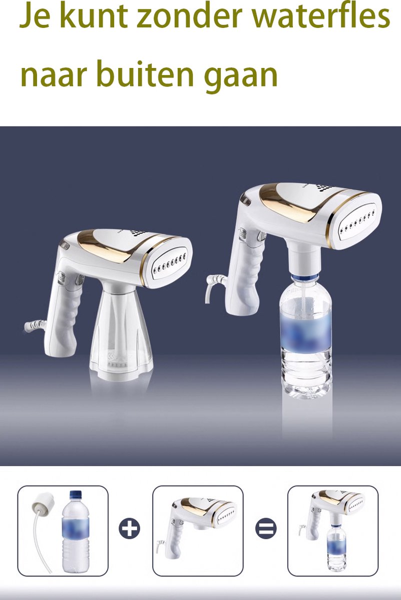 Reis Stoomapparaat 1600W met 3 Instellingen en Waterreservoir 250ml