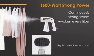 Reis Stoomapparaat 1600W met 3 Instellingen en Waterreservoir 250ml