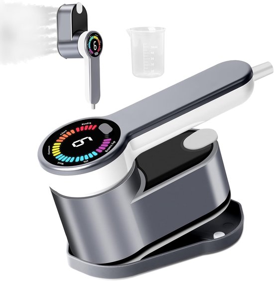 Reis-Stoomreiniger & Strijkijzer 2-in-1 Met LCD-Display - Compact & Lichtgewicht
