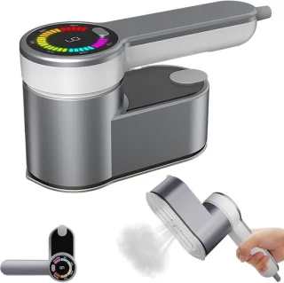 Reis stoomstrijkijzer - handheld stomer - sterrengrijs