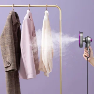 Reis Stoomstrijkijzer - Handstrijkijzer Kleding - Kreukels Verwijderen - Snel Opwarmend - Compact Formaat - Grijs