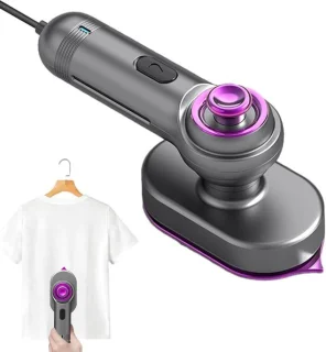 Reis Stoomstrijkijzer - Handstrijkijzer Kleding - Kreukels Verwijderen - Snel Opwarmend - Compact Formaat - Grijs