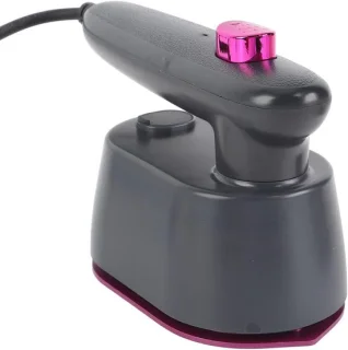 Reisstoomijzer kledingstomer grijs