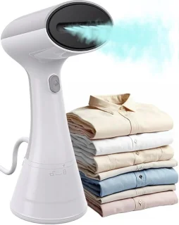 Reisstoomstrijkijzer handstomer voor kleding wit