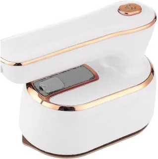 Reisstoomstrijkijzer mini, 18 cm, zwart