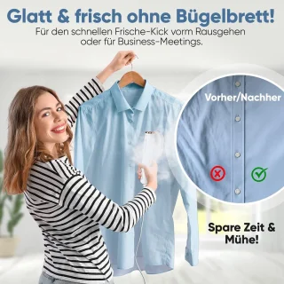 Reisstrijkijzer 2-in-1