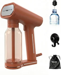 Reisstrijkijzer klein - Roest - XL 400 ml - Draagbaar stoomstrijkijzer 2000 W - Voor thuis en onderweg